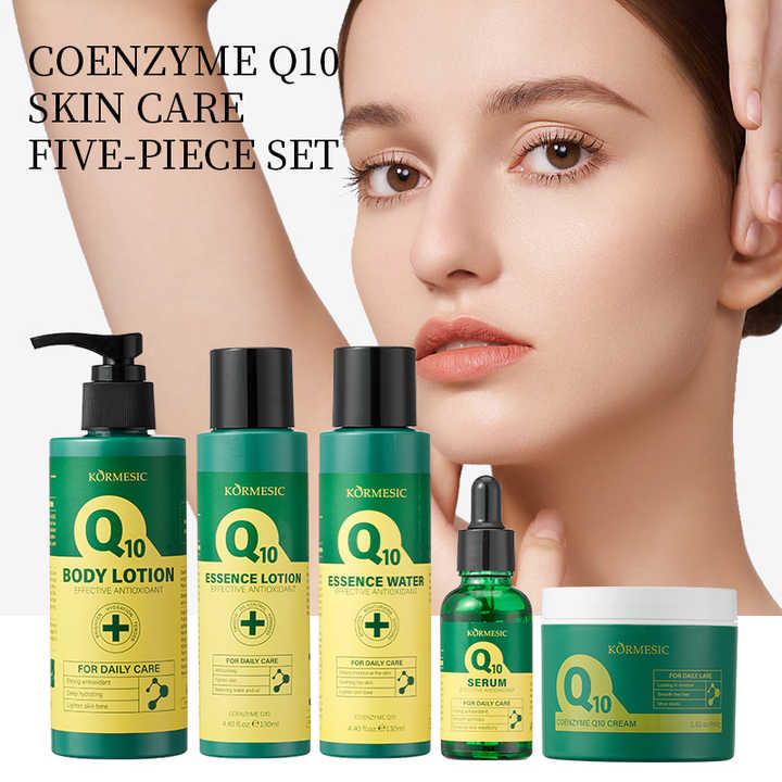 Kormesic 130ml Organic Face Lotion Coenzyme Q10 Moisturizing Repairing Antioxidant Anti-Wrinkle Lightening Features Milk Water