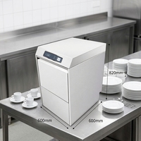 Lavavajillas Comercial Inteligente con Control Digital CSG50C, Lavavajillas Bajo Mostrador con Programa de Autolimpieza