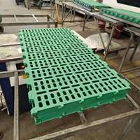 Plancher en plastique à lattes pour chèvres 100*50cm, sol robuste pour élevage de chèvres, plancher en plastique à lattes antidérapant pour moutons, plancher pour moutons