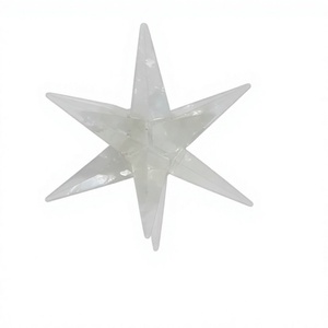 HARI OM CREATIONS Piedra Preciosa Natural Tallada a Mano, Certificada por IGI, Forma de Estrella de 15-20 mm, Piedra Suelta para Joyería - Product Image 1