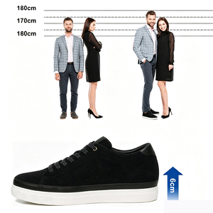 Chaussures décontractées tendance pour hommes à plateforme épaisse de 7 cm, rehaussantes, pour allonger la silhouette, baskets de marche à talon compensé pour hommes, vente en gros - Product Image 5