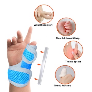 Férula estabilizadora de muñeca para niños, <span class=keywords><strong>soporte</strong></span> para el <span class=keywords><strong>pulgar</strong></span>, alivio del dolor, artritis, tendinitis, pulseras transpirables ligeras - Product Image 4
