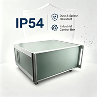 Boîtier de commande en alliage d'aluminium avec protection IP54 et trous de ventilation, coffret électrique industriel pour l'automatisation, marque Bxkt