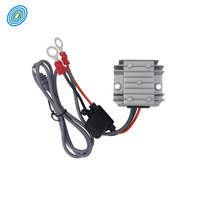 Adaptateur Starlink Mini 12V 12V 24V vers 30V 3.5A DC Convertisseur Starlink Mini avec bornes à anneaux de fusibles Convient pour camion VR Marine