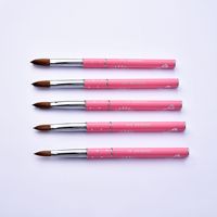 1 pinceau acrylique Kolinsky Sable pour nail art, stylo de peinture, dessin et sculpture pour gel UV, outils de manucure DIY
