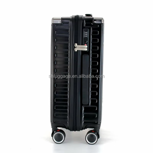 Maleta de Viaje con Ruedas, Personalizada al por Mayor, Clásica, Moderna, Ligera, Impermeable, Simple, de Malla, de Poliéster, de 20/24/28 Pulgadas - Product Image 6