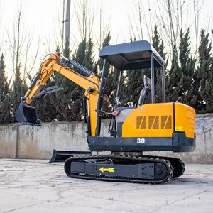 Excavadora de cadenas de 3 toneladas con alta potencia de excavación, maquinaria para construcción de carreteras - Product Image 4