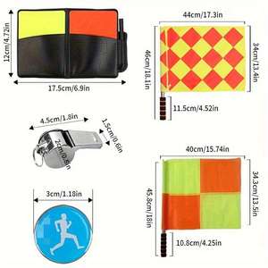 Carte rouge et jaune avec carnet et crayon pour l'entraînement sportif (football, basketball) – Équipement d'avertissement et outils d'arbitrage personnalisés - Product Image 5