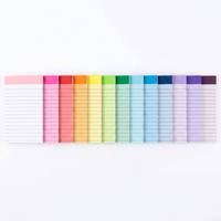 Grosir 48 Paket Buku Memo Mini 3x5 Inci Warna-warni Pelangi Buku Saku Kecil untuk Sekolah dan Kantor