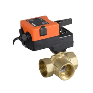 Winvall 24Vac/DC hệ thống sưởi ấm cơ giới Brass Van 3-Way tỷ lệ điều chỉnh điều khiển điện Thiết bị truyền động van bi - Product Image 2