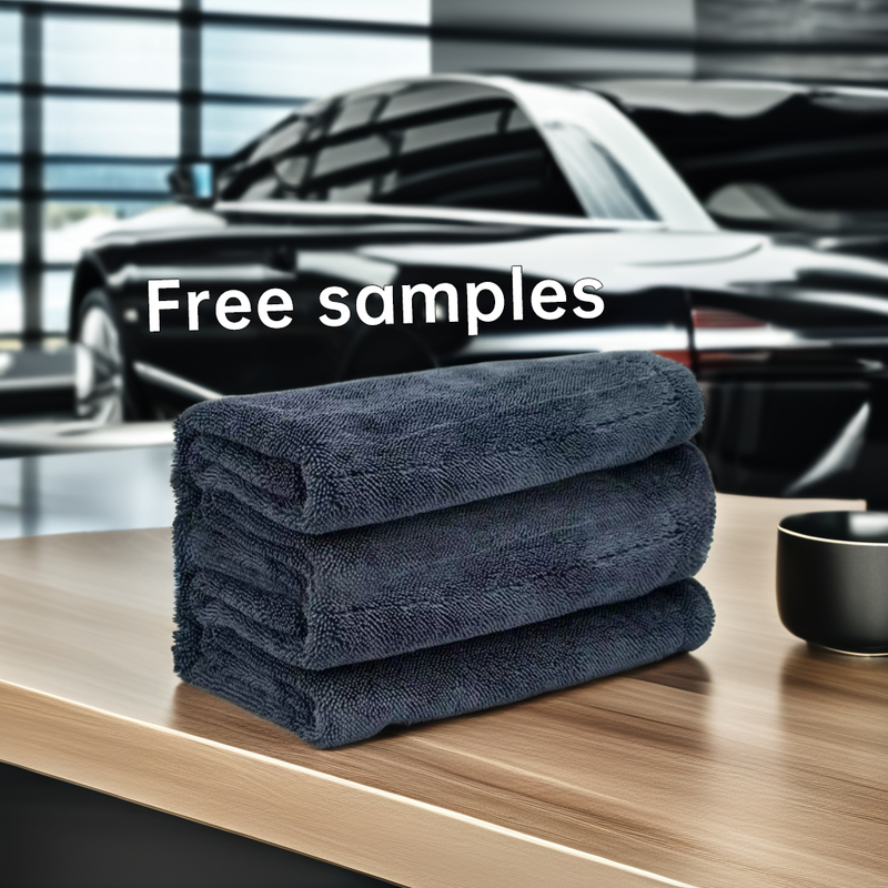 Dual Car Drying Towels1200gsm Edgeless Cleaning