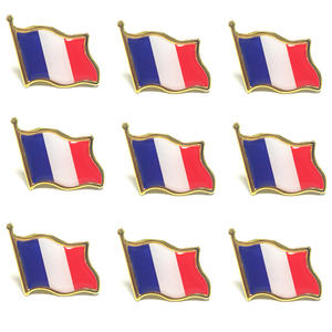 Épinglette drapeau <span class=keywords><strong>de</strong></span> la France, motif international ondulant, pour chapeau, cadeau patriotique international - Product Image 6