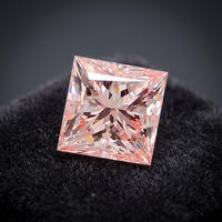 VIBHINI Diamante Rosa de Corte Princesa de 2.19 Quilates, Cultivado en Laboratorio, Certificado IGI, Perforado con Láser, Piedra Suelta para Joyería, Excelente Calidad
