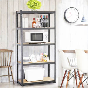 Étagères de <span class=keywords><strong>garage</strong></span> en acier galvanisé robustes à 5 niveaux sans boulons 180x90x40cm Étagères sans boulons revêtues de poudre - Product Image 3