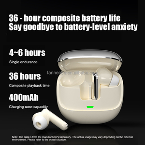Écouteurs intra-auriculaires ANC à réduction de bruit, autonomie de 36 heures, écouteurs TWS, écouteurs Bluetooth bleu clair, livraison rapide - Product Image 2