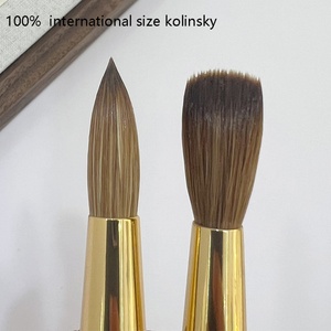 Pincel para Uñas 100% Kolinsky Puro con Mango Acrílico, Estándar Internacional Grande para Europa y Estados Unidos, Pluma de Extensión Crystal Armor - Product Image 5