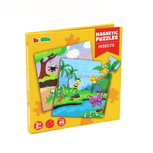 Rompecabezas Magnético Plegable de 3 Partes, Educativo, de 50 Piezas, con Diseño de Mariposas, para Niños de 2 a 13 Años, Unisex, Juguete de Papel - Product Image 4