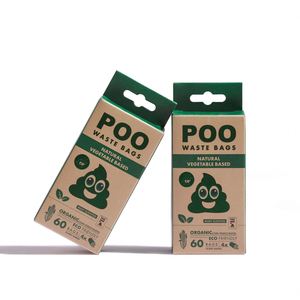 Bolsas para excremento de mascotas estilo básico PE, bolsas para desechos de perro, 4 rollos de bolsas planas a bajo precio - Product Image 6