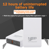 Multio-output MINI UPS 5V 9V 12V 24V Online Uninterruptible Power Supply untuk Router Wifi Dc Ups 12v Mini Ups Router Wifi Buatan PC