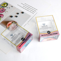 Ensemble rajeunissant de boîtes transparentes en acétate, emballages personnalisés imprimés pour cosmétiques et soins de la peau en PET, PVC, PP