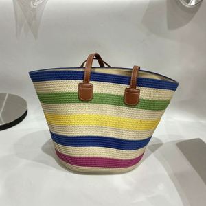 Sac à bandoulière tressé décontracté grande capacité pour femme avec fermeture éclair – Nouveauté tendance pour les vacances à la plage - Product Image 4