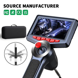 Boroscopio automotriz controlado por joystick de 4 direcciones y 720 grados, endoscopio industrial a prueba de aceite e impermeable para tuberías, boroscopio industrial. - Product Image 1