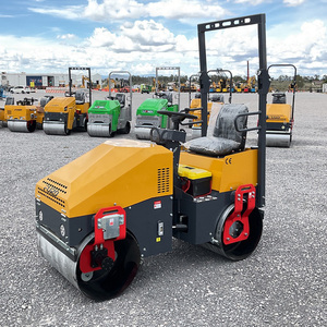 Rodillo Vibratorio para Asfalto y Tierra de <span class=keywords><strong>1</strong></span> Tonelada con Certificación CE, con Fuerte Fuerza Vibratoria y Motor de Renombre Mundial - Product Image 2