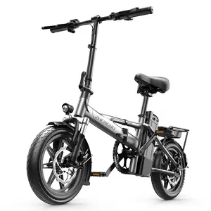 [RTS] الأسهم الأمريكي ZHENGBU D3 18AH 48V 500W طويلة المدى ebike الكهربائية خفيفة الوزن دراجة 14 بوصة دراجة كهربائية قابلة للطي