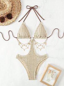 <span class=keywords><strong>Maillot</strong></span> <span class=keywords><strong>de</strong></span> <span class=keywords><strong>bain</strong></span> une pièce brésilien coupe haute, style string, orné <span class=keywords><strong>de</strong></span> diamants, ultra sexy pour femme - Product Image 5