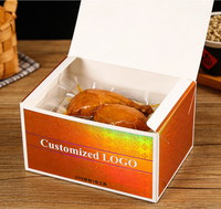 Boîte en carton ondulé personnalisée recyclable en gros avec inserts de protection pour l'emballage de sandwichs, de chewing-gums et de gelées