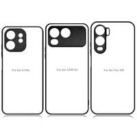 Coque de téléphone DIY antichoc vierge en TPU 2D par sublimation pour ITEL A200 4G (série ITEL)