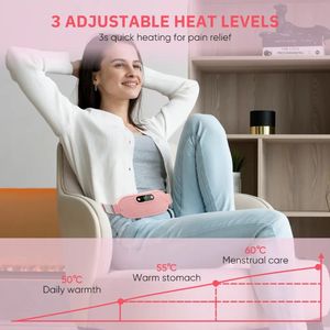 Venta al por Mayor de Dispositivo de Masaje TENS Inalámbrico Bytech de 4 Modos con Temporizador y Calor, Cinturón para Aliviar el Dolor Menstrual, 5000mAh - Product Image 4