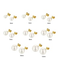 Boucles d'oreilles clous ChuYao en tungstène, perle taille brillant, unisexe, minimalistes, vente en gros, fabricant de bijoux, fournisseur personnalisé, Yiwu