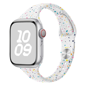 Pulsera deportiva de silicona cómoda y delgada compatible con Apple Watch Series 6 <span class=keywords><strong>7</strong></span> 8 9 10 11 SE Ultra 38mm 40mm 41mm 44mm 45mm49mm - Product Image 1