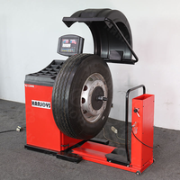 KARJOYS Équilibreuse de pneus robuste de 10 à 28 pouces avec équipement d'alignement des roues à prix d'usine avec équilibreuse de roues de camion de 180 tr/min