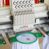 Machine à Broder QHM 4 Têtes 15 Aiguilles 9/12/15 Couleurs, Prix Usine, Machine-à-Broder-4-Têtes-Prix