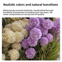 Buket Bunga Hydrangea Artifisial Modern Qishuo Bahan PET/PVC untuk Dekorasi Hotel, Rumah, Lanskap, Hiasan Pot, Pernikahan