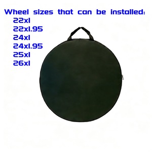 Bolsa de Almacenamiento para Ruedas de Silla de Ruedas y Bicicleta, 20, 24, 26 Pulgadas, Tela Oxford, Esponja Engrosada, Protección de Ruedas, Almacenamiento para Viajes - Product Image 5
