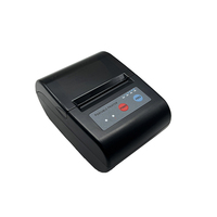 Printer Mini Bluetooth portabel 58mm, Printer Portabel Mini Bluetooth dengan nirkabel tipe-c opsional dengan wadah kulit