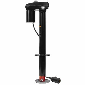 <span class=keywords><strong>Cric</strong></span> électrique 12V pour attelage <span class=keywords><strong>de</strong></span> remorque en A, capacité <span class=keywords><strong>de</strong></span> levage 3500 lb, avec pied <span class=keywords><strong>de</strong></span> support et housse <span class=keywords><strong>de</strong></span> protection incluses - Product Image 2