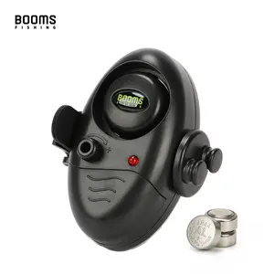 Booms Fishing E02 Bite Alarm Fishing Signalizator Carp Fish Indicator with LED / Sounds Battery Include Fishing Bite Alarm