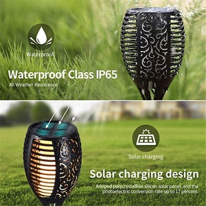 <span class=keywords><strong>Torche</strong></span> solaire à 96led pour le <span class=keywords><strong>jardin</strong></span>, imperméable, lumière en forme de flamme vacillante, trois Modes d'éclairage, - Product Image 5
