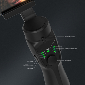 <span class=keywords><strong>Stabilisateur</strong></span> de téléphone à 3 axes avec poignée de cardan pour équilibrer l'appareil photo - Product Image 1