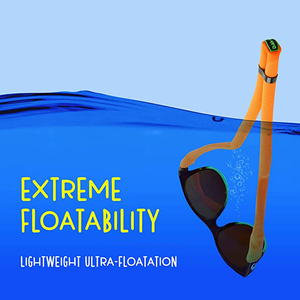 Sangle de cou de retenue de lunettes imprimée personnalisée sangle de lunettes de soleil flottante en mousse réglable de plage pour grand temple - Product Image 6