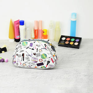 Sacs à cosmétiques en cuir PU Premium, sacoches de maquillage avec impression numérique par Sublimation, grande capacité, Logo personnalisé, collection <span class=keywords><strong>2022</strong></span> - Product Image 5