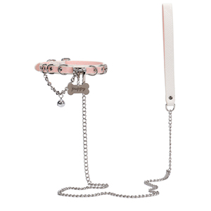 Collar <span class=keywords><strong>de</strong></span> cadena para perro adulto, juguete sexual alternativo para entrenamiento <span class=keywords><strong>de</strong></span> sumisión, para sexo anal masculino y femenino, SM, <span class=keywords><strong>de</strong></span> cuero, con etiqueta <span class=keywords><strong>de</strong></span> identificación <span class=keywords><strong>de</strong></span> perro, para <span class=keywords><strong>castigo</strong></span> y sujeción. - Product Image 5