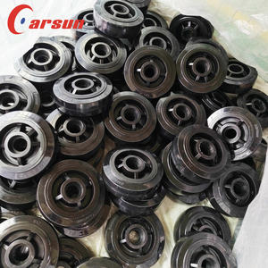 Rueda de Poliuretano Negra de Alta Resistencia Carsun de 6 Pulgadas con Rodamientos de Bolas/Rodillos, Funcionamiento Silencioso, Construcción Duradera, Cubo Galvanizado - Product Image 4