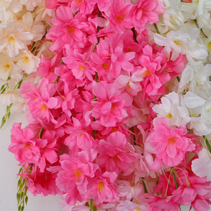 ช่อดอกซากุระประดิษฐ์ 30ซม.-100ซม. สีชมพูขาว คุณภาพสูง เหมาะสำหรับตกแต่งงานแต่งงาน - Product Image 3