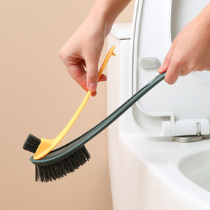 Household Plastic Wall Mounted Modern Silicone Bowl Cleaning TPR Toilet Brush With Holder Set Toilet Brush Cleaner