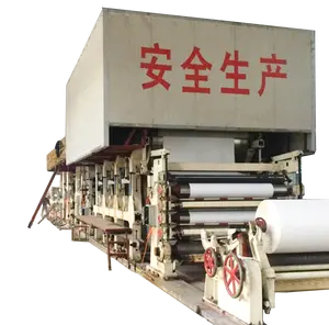 2400mm Fourdrinier A4 Culture Paper Making Machine Price with Waste Paper Recycling Equipment Fiber Separator Pressure Screen